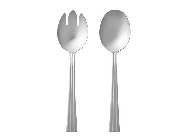 Salatbestik Thebe 21 cm Mat stål - 2 stk