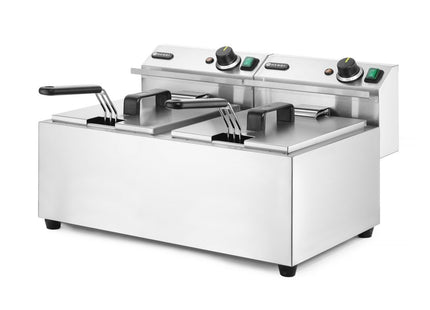 Frituregryde Profi Line, 2 × 8 l, HENDI, Profi Line, 16L, 230V/7000W, 605x460x(H)369mm