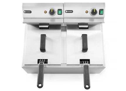 Frituregryde Profi Line, 2 × 8 l, HENDI, Profi Line, 16L, 230V/7000W, 605x460x(H)369mm