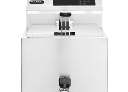 Digital frituregryde med aftapningshane - 8 l, HENDI, Profi Line, 8L, 230V/3500W, 305x515x(H)345mm