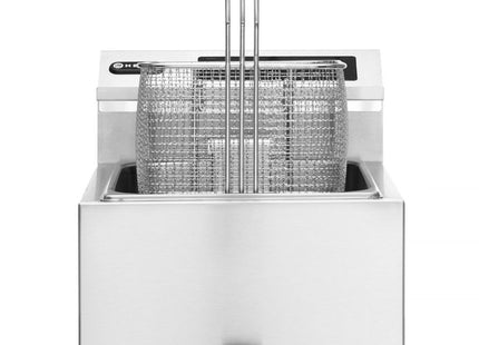 Digital frituregryde med aftapningshane - 8 l, HENDI, Profi Line, 8L, 230V/3500W, 305x515x(H)345mm