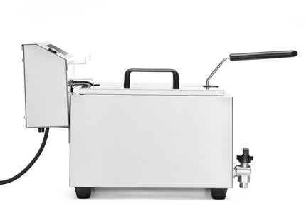 Digital frituregryde med aftapningshane - 8 l, HENDI, Profi Line, 8L, 230V/3500W, 305x515x(H)345mm