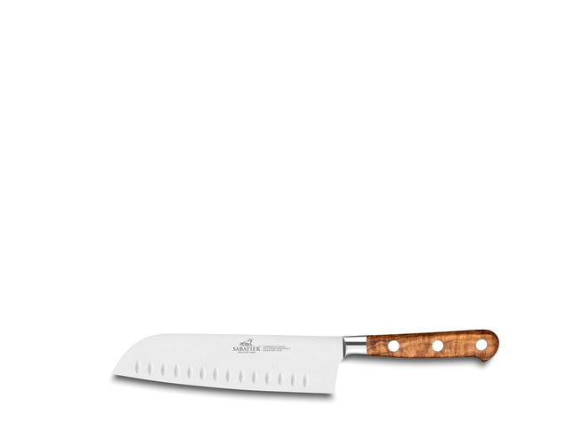 Santokukniv Ideal Provence 18 cm Stål/Oliventræ