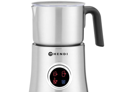 Mælkeskummer, HENDI, 0,3L, sølv, 230V/500W, 178x143x(H)220mm
