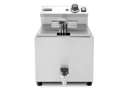 Frituregryde XL med aftapningshane, HENDI, Profi Line, 10L, 400V/6600W, 300x585x(H)377mm