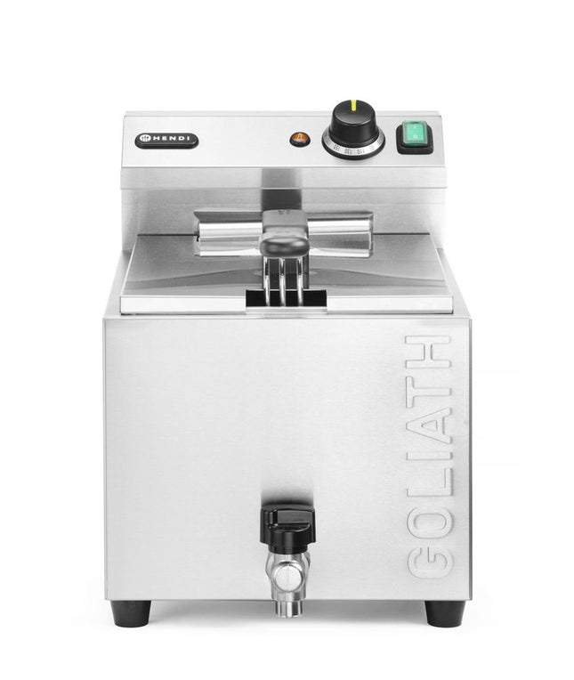 Frituregryde XL med aftapningshane HENDI GOLIATH, HENDI, 10L, 400V/10200W, 300x585x(H)392mm
