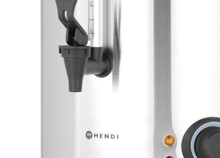Varmtvandsdispenser dobbeltvægget, HENDI, ≈ 60 kopper på 40 min., 9L, 230V/1500W, 340x315x(H)430mm