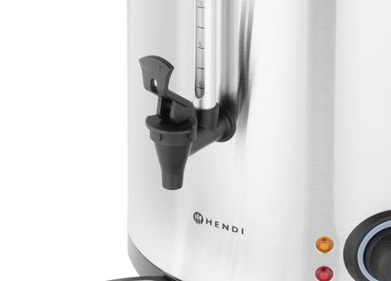 Varmtvandsdispenser dobbeltvægget, HENDI, ≈ 60 kopper på 40 min., 9L, 230V/1500W, 340x315x(H)430mm