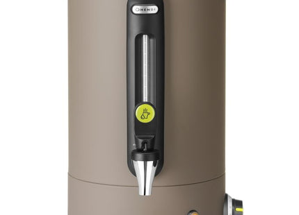 Varmtvandsdispenser UNIQ, HENDI, designet af Robert Bronwasser, 9L, sølv, 230V/950W, 307x330x(H)450mm