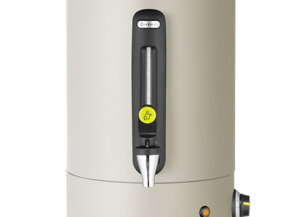 Varmtvandsdispenser UNIQ, HENDI, designet af Robert Bronwasser, 9L, sølv, 230V/950W, 307x330x(H)450mm