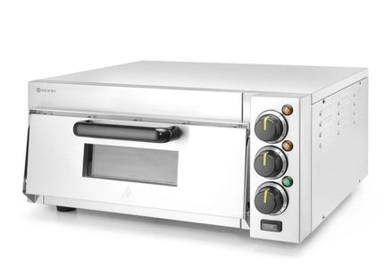 Kompakt pizzovn, HENDI, sølv, 230V/2000W, 580x560x(H)275mm