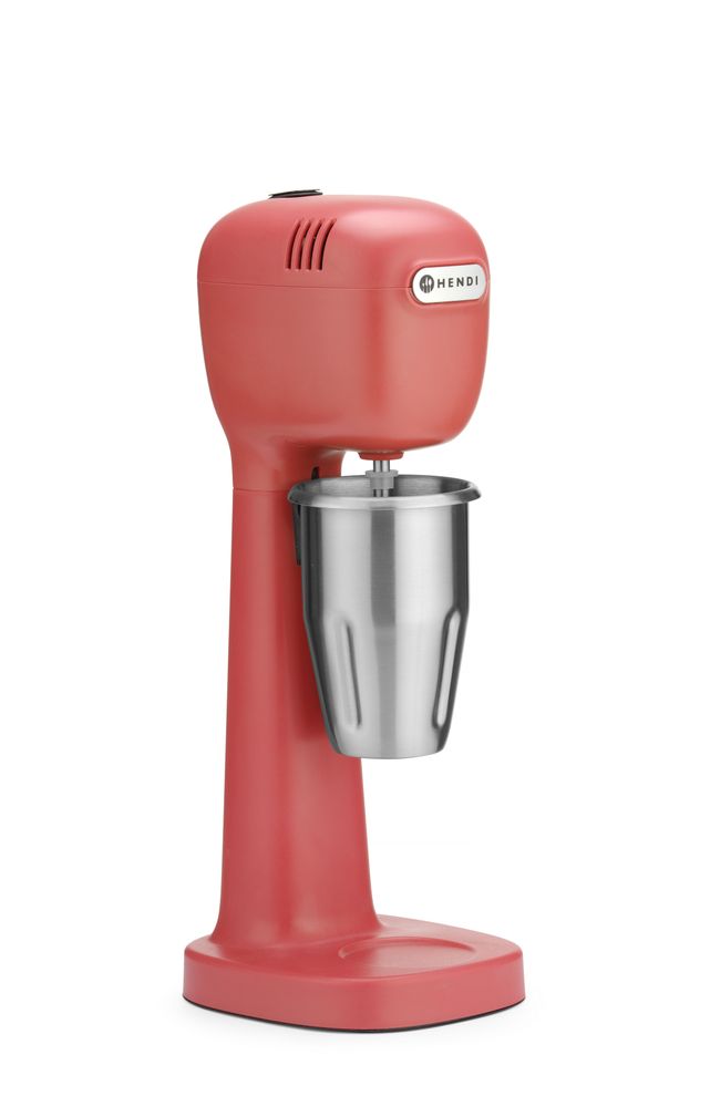BPA-fri milkshakemixer – design af Bronwasser, HENDI, rød, 230V/400W, 170x210x(H)485mm