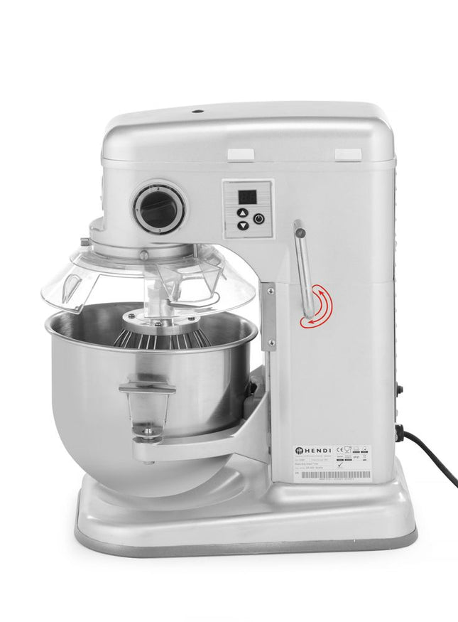 Planetarisk røremaskine, HENDI, Kitchen Line, 7L, sølv, 230V/650W, 317x440x(H)490mm