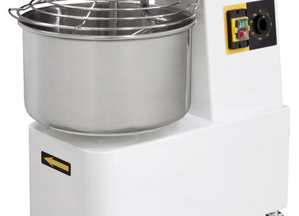Spiralrøremaskine med fast hoved og skål, 2 hastigheder, HENDI, Speed 1: 1.5 kW (2 HP) Speed 2: 1.5–2.2 kW (2 HP), 48L, 400V/2200W, 480x795x(H)855mm