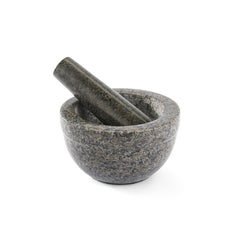Morter 0,35 liter 14 x 8 cm Mørkegrå granit - 4 stk