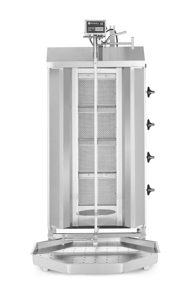 Gas kebabgrill, HENDI, Profi Line, 230V/16W, 13kW, 735x745x(H)1110mm