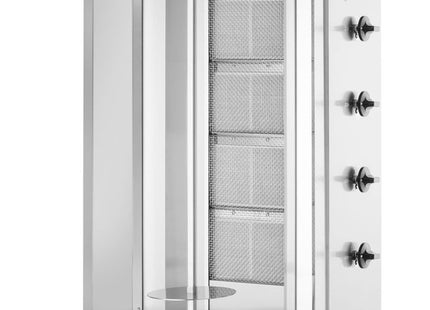 Gas kebabgrill, HENDI, Profi Line, 230V/16W, 13kW, 735x745x(H)1110mm