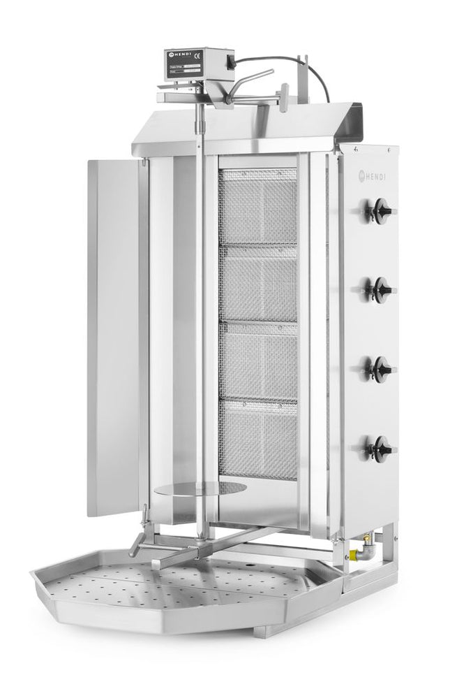Gas kebabgrill, HENDI, Profi Line, 230V/16W, 13kW, 735x745x(H)1110mm