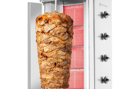 Gas kebabgrill, HENDI, Profi Line, 230V/16W, 13kW, 735x745x(H)1110mm