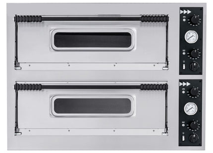 Pizzaovn BASIC XL 44, HENDI, 2 chambers, 400V/12000W, 1000x955x(H)745mm