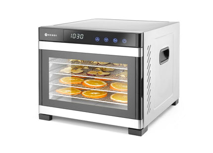 Fødevaredehydrator, HENDI, Profi Line, 6 bakker, 230V/650W, 342x485x(H)309mm