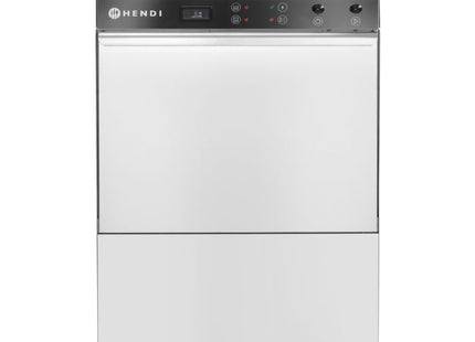 Opvaskemaskine 50x50 - elektromekanisk styring, HENDI, Budget Line, med afløbspumpe, 400V/6600W, 570x600x(H)830mm