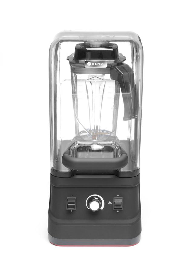 Barblender med lyddæmpende kabinet, HENDI, 2,5L, Sort, 230V/1680W, 250x300x(H)540mm