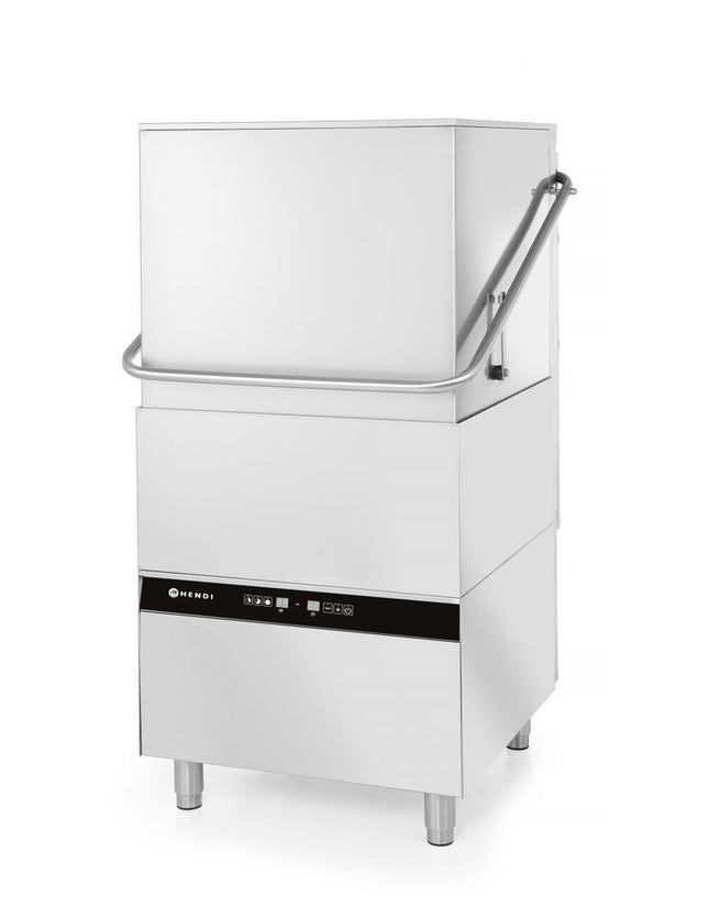 Hætteopvaskemaskine - elektronisk styring, HENDI, Kitchen Line, 400V/8600W, 750x880x(H)1412mm