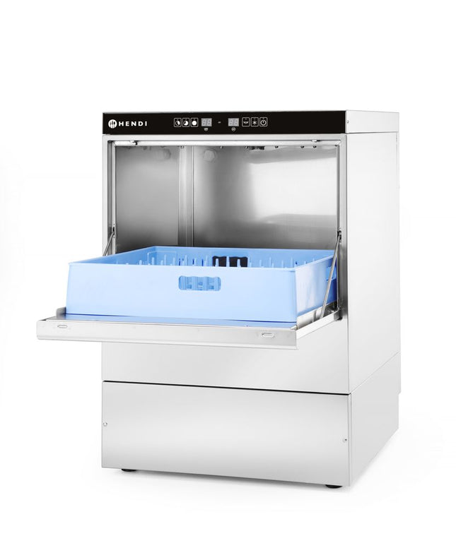 Opvaskemaskine 50x50 - elektronisk styring, HENDI, Kitchen Line, 400V/6600W, 570x600x(H)830mm