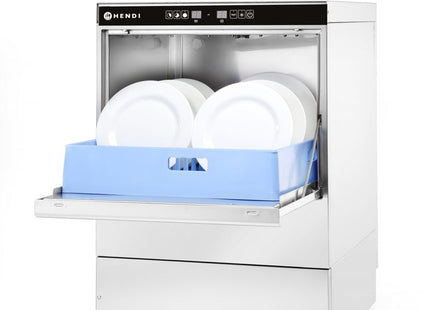 Opvaskemaskine 50x50 - elektronisk styring, HENDI, Kitchen Line, 400V/6600W, 570x600x(H)830mm