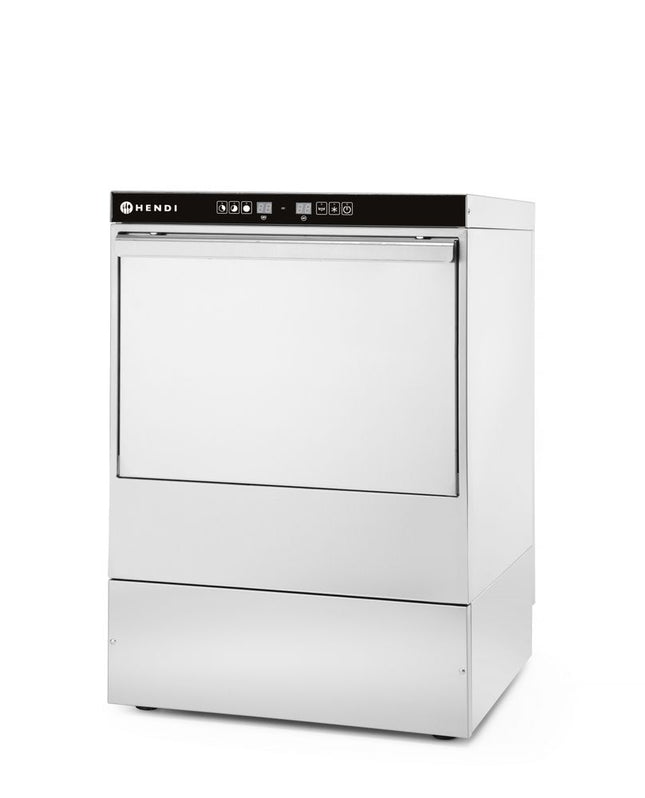 Opvaskemaskine 50x50 - elektronisk styring, HENDI, Kitchen Line, 400V/6600W, 570x600x(H)830mm