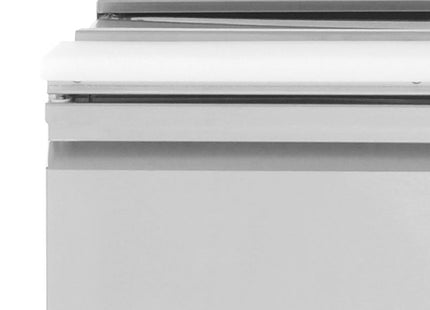 Kølebord, 3 døre, Arktic, Uden bagkant, 254L, 230V/220W, 700x1365x(H)890mm