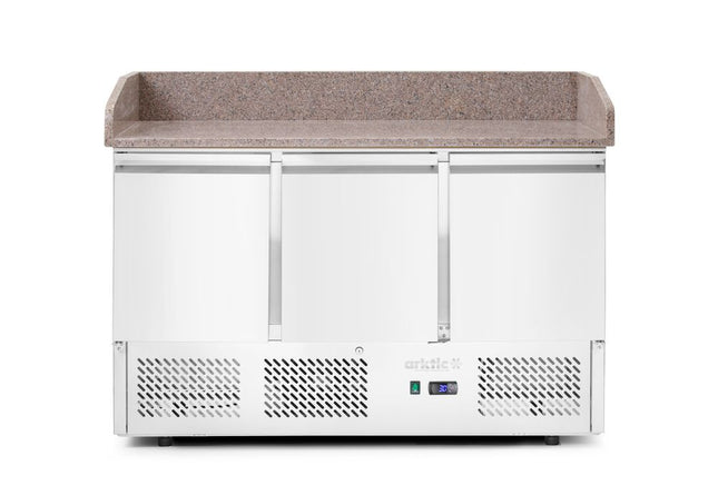 Pizzakølebord, 3 døre, Arktic, 254L, 230V/400W, 700x1400x(H)943mm