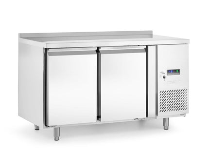 Kølebord, dobbeltdør, Arktic, Profi Line, Med bagkant, 215L, 230V/250W, 700x1350x(H)839mm