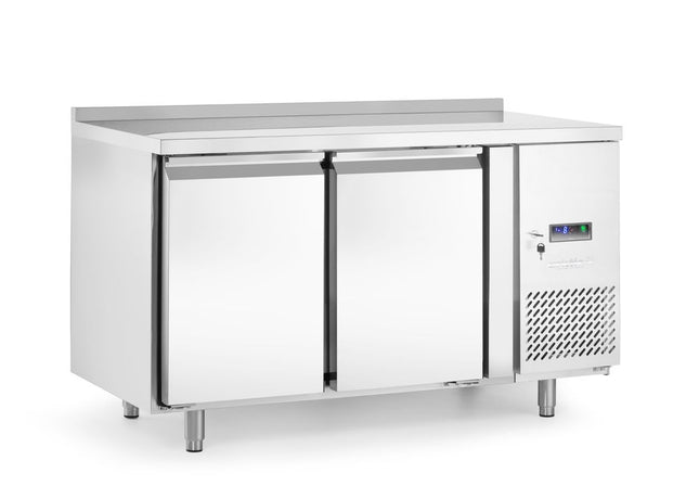 Kølebord, dobbeltdør, Arktic, Profi Line, Med bagkant, 215L, 230V/250W, 700x1350x(H)839mm
