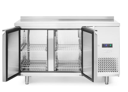 Kølebord, dobbeltdørs, Arktic, Profi Line, uden bagkant, 215L, 230V/250W, 700x1350x(H)839mm