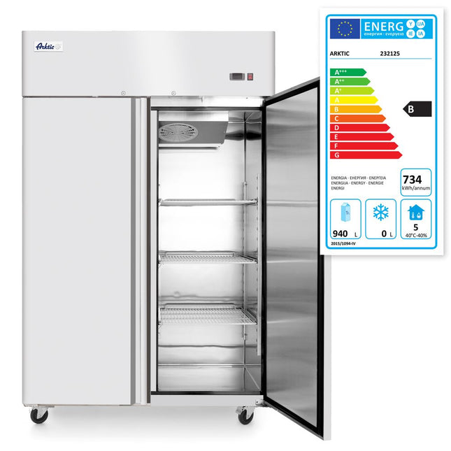 Køleskab, dobbeltdør, Arktic, Profi Line, 940L, 230V/350W, 800x1314x(H)2065mm