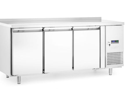 Frysebord, 3 døre, Arktic, Profi Line, Med bagkant, 334L, 230V/600W, 700x1795x(H)839mm