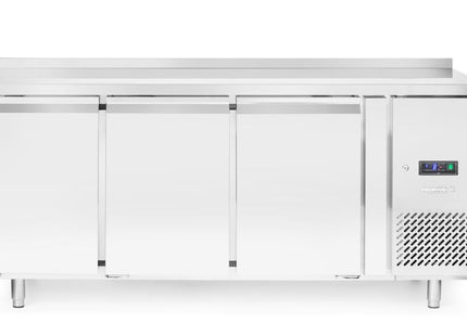 Frysebord, 3 døre, Arktic, Profi Line, Med bagkant, 334L, 230V/600W, 700x1795x(H)839mm