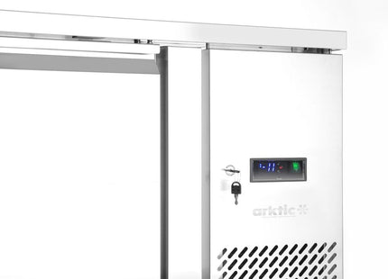 Frysebord, 3 døre, Arktic, Profi Line, Med bagkant, 334L, 230V/600W, 700x1795x(H)839mm