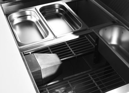 Salatkølebord med to døre 300L, Arktic, 169L, 230V/310W, 700x915x(H)875mm