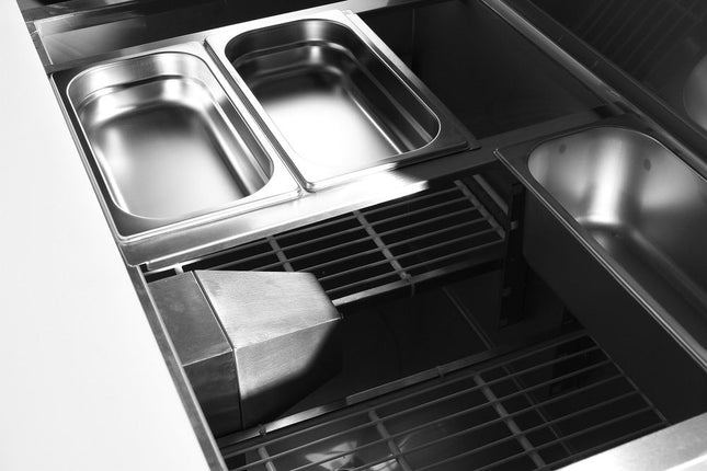Salatkølebord med to døre 300L, Arktic, 169L, 230V/310W, 700x915x(H)875mm