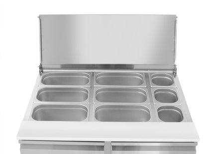 Salatkølebord med to døre 300L, Arktic, 169L, 230V/310W, 700x915x(H)875mm