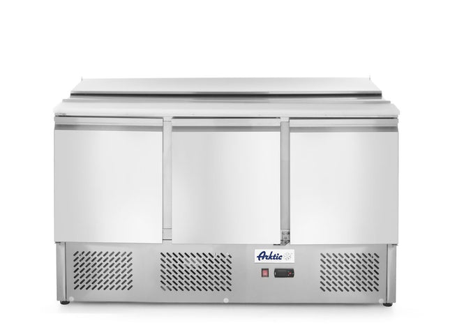 Salatkølebord med tre døre 380L, Arktic, 253L, 230V/310W, 700x1380x(H)868mm