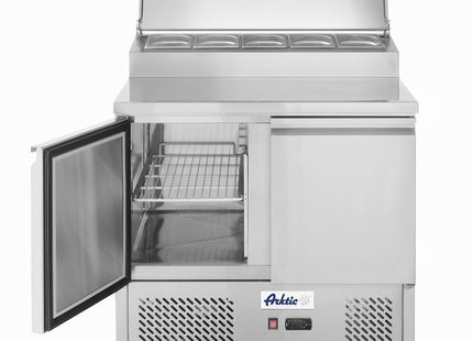 Salatkølebord med to døre og hævet GN-display 300L, Arktic, 169L, 230V/310W, 700x915x(H)1030mm