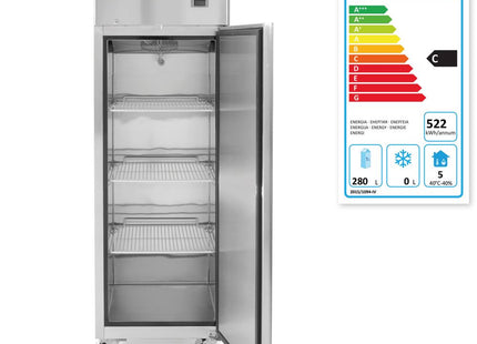 Køleskab med enkeltdør 410 L, Arktic, Profi Line, 280L, 230V/290W, 730x600x(H)1950mm