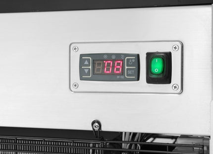 Kølediske med 3 skrå hylder, Arktic, 230V/480W, 833x650x(H)1460mm