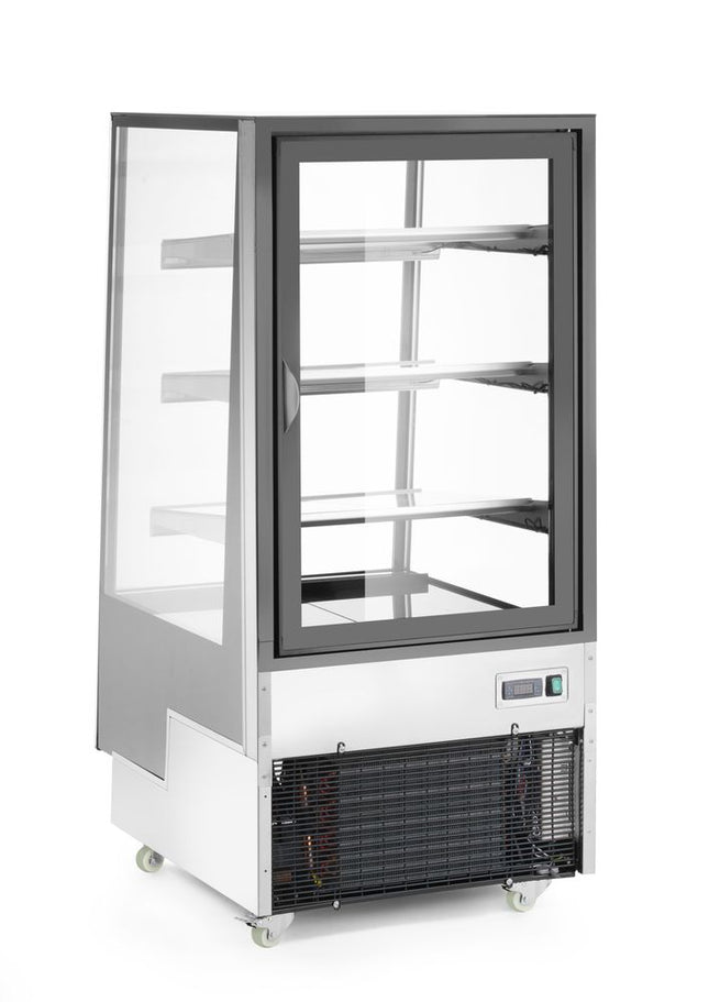 Kølediske med 3 skrå hylder, Arktic, 230V/480W, 833x650x(H)1460mm