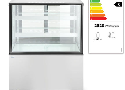 Kølediske med 2 hylder, Arktic, 230V/480W, 677x994x(H)1230mm