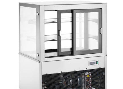 Kølediske med 2 hylder, Arktic, 230V/480W, 677x994x(H)1230mm
